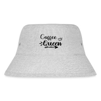 Coffee Queen - Stanley/Stella Recycled Bucket Hat - heather grey - Front
