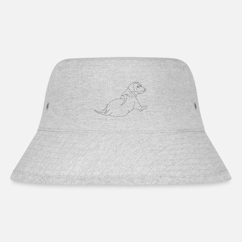 Rhodesian Ridgeback - Stanley/Stella recycelter Bucket Hat - Grau meliert