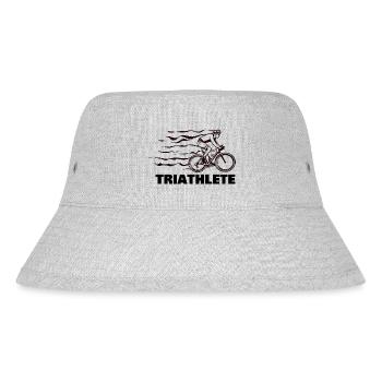 Fahrrad Biking Biker - Stanley/Stella recycelter Bucket Hat - Grau meliert - Vorne