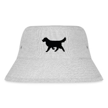 Hund - Stanley/Stella recycelter Bucket Hat - Grau meliert - Vorne