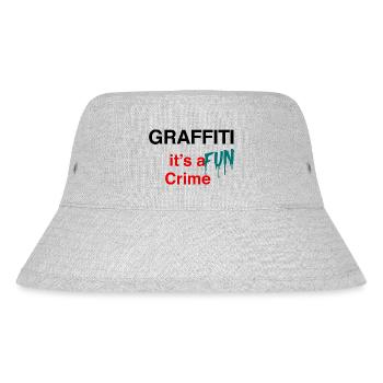 Graffiti street art - Stanley/Stella Recycled Bucket Hat - heather grey - Front
