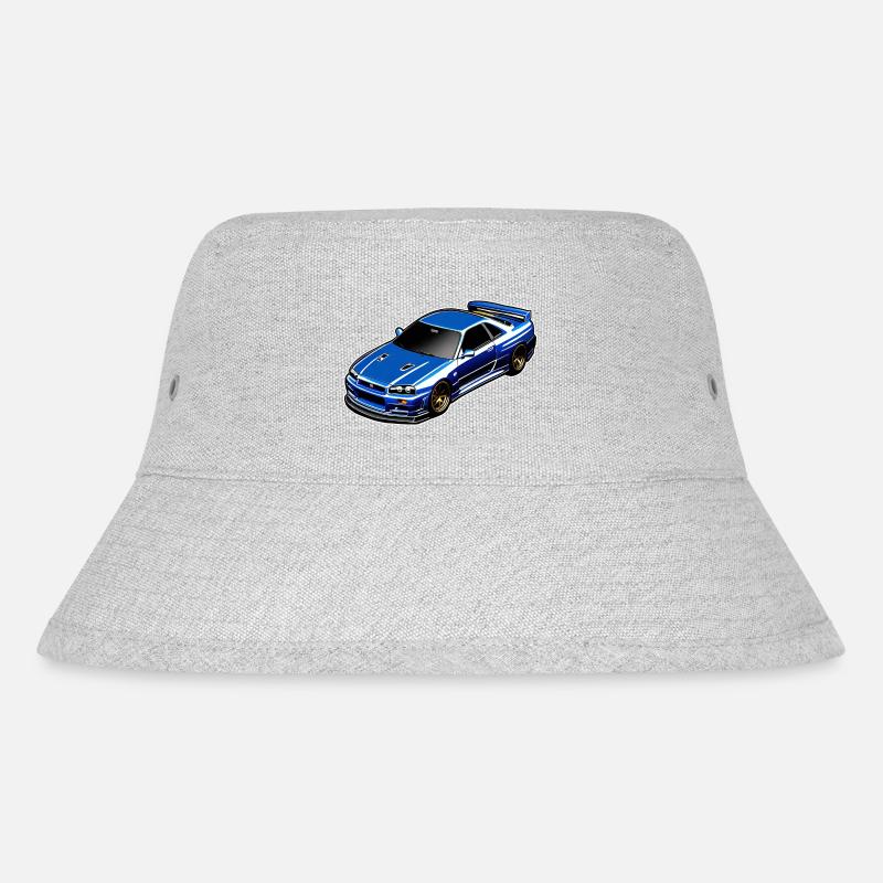Jdm / Tuning / Turbolader / Felgen / Chiptuning - Stanley/Stella recycelter Bucket Hat - Grau meliert