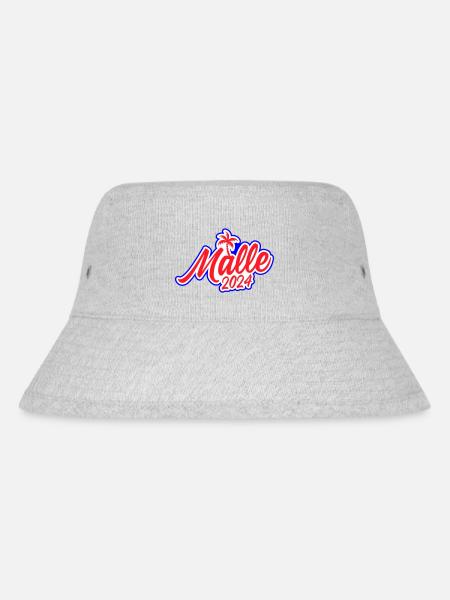 Malle 2024 - Stanley/Stella recycelter Bucket Hat - Grau meliert