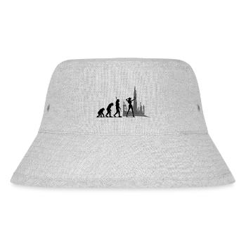 Evolution Ladies Woman Influencer SocialMedia Model - Stanley/Stella Recycled Bucket Hat - heather grey - Front