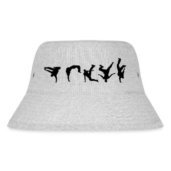 breakdance - Stanley/Stella recycelter Bucket Hat - Grau meliert - Vorne