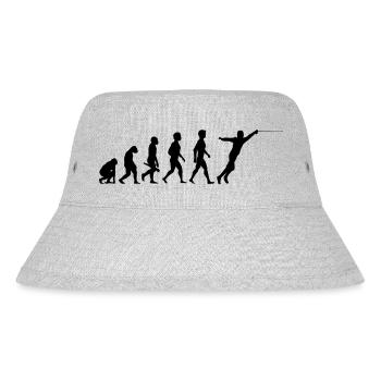 fencing florett sword degen fencing samurai3 - Stanley/Stella Recycled Bucket Hat - heather grey - Front