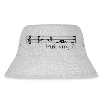 la musique est ma vie - Bob recyclé Stanley/Stella - gris chiné - Devant