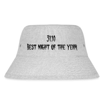 Halloween Night Year October November Day - Stanley/Stella Recycled Bucket Hat - heather grey - Front