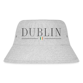 Ich liebe Dublin - Stanley/Stella recycelter Bucket Hat - Grau meliert - Vorne