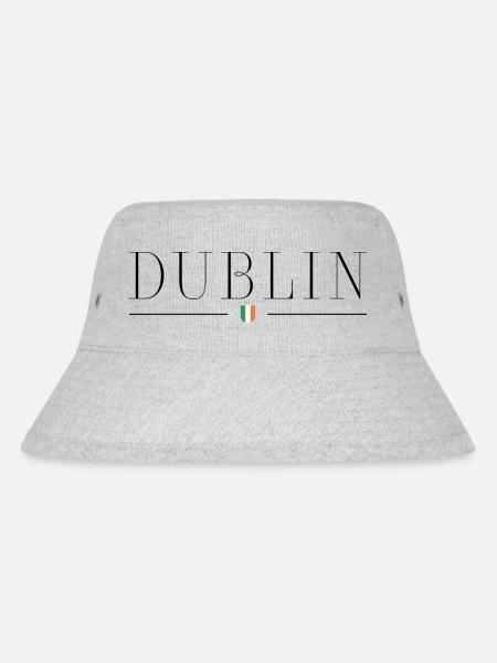 Ich liebe Dublin - Stanley/Stella recycelter Bucket Hat - Grau meliert