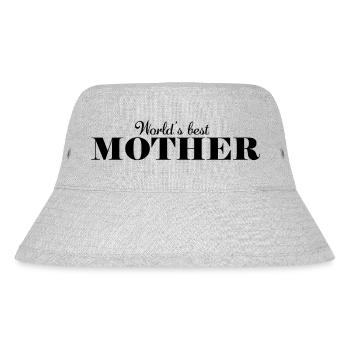 World's best mom - Stanley/Stella Recycled Bucket Hat - heather grey - Front