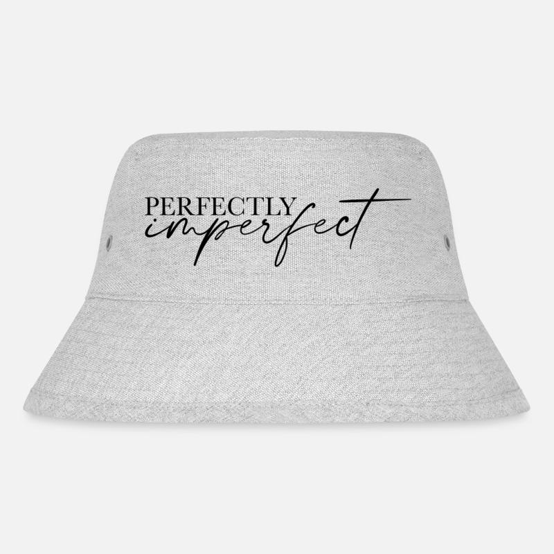 Perfectly imperfect - Stanley/Stella Recycled Bucket Hat - heather grey