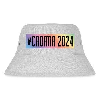 Croatia 2024 Colorful - Stanley/Stella Recycled Bucket Hat - heather grey - Front