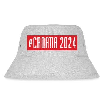 Croatia 2024 Team - Stanley/Stella Recycled Bucket Hat - heather grey - Front