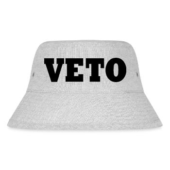 Veto - Stanley/Stella recycelter Bucket Hat - Grau meliert - Vorne