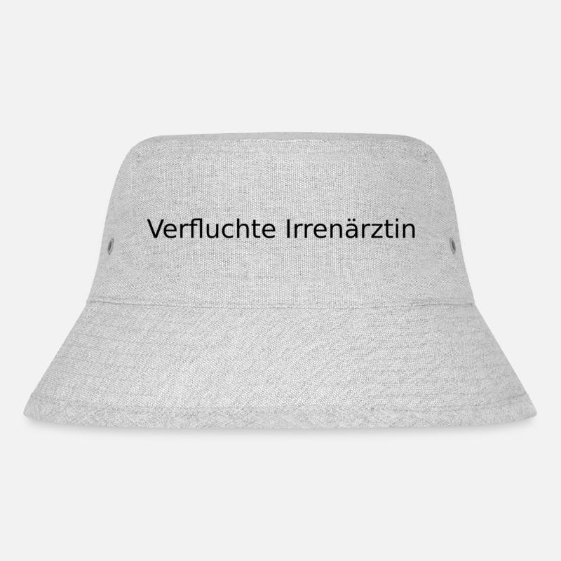 Verfluchte Irrenärztin - Stanley/Stella recycelter Bucket Hat - Grau meliert