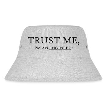 Trust me - Stanley/Stella Recycled Bucket Hat - heather grey - Front