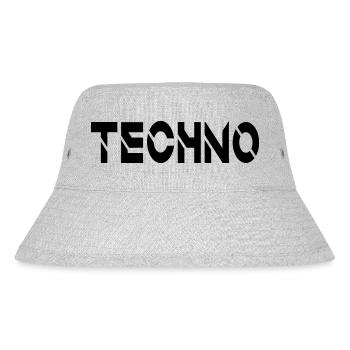 Techno - Stanley/Stella recycelter Bucket Hat - Grau meliert - Vorne