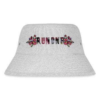 RUN DNB ROSES - Stanley/Stella recycelter Bucket Hat - Grau meliert - Vorne