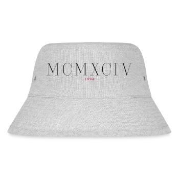 Römischezahl Geburtsjahr Made in 1994 - Stanley/Stella recycelter Bucket Hat - Grau meliert - Vorne