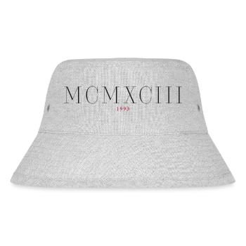 Roman numeral Year of birth Made in 1993 - Stanley/Stella Recycled Bucket Hat - heather grey - Front