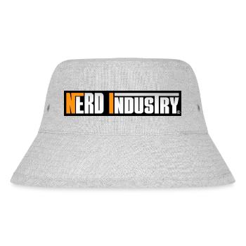 BANIÈRE-NERD-INDUSTRIE - Stanley/Stella recycelter Bucket Hat - Grau meliert - Vorne