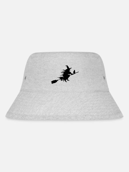 Brockenhexe - Stanley/Stella recycelter Bucket Hat - Grau meliert