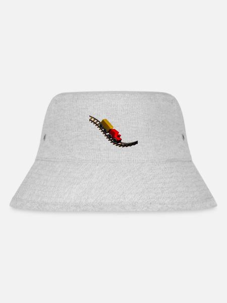Spielzeugeisenbahn - Stanley/Stella recycelter Bucket Hat - Grau meliert