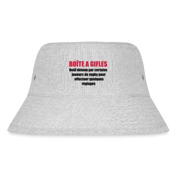 rugby club - Stanley/Stella Recycled Bucket Hat - heather grey - Front