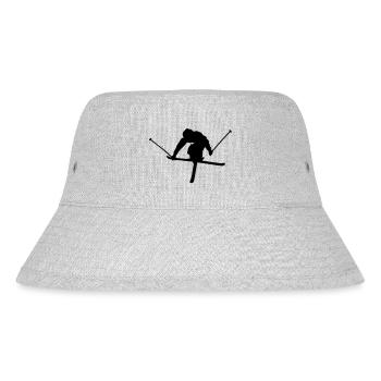 ski freestyle x jump 2 - Stanley/Stella recycelter Bucket Hat - Grau meliert - Vorne