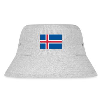 Drapeau de l’Islande - Bob recyclé Stanley/Stella - gris chiné - Devant