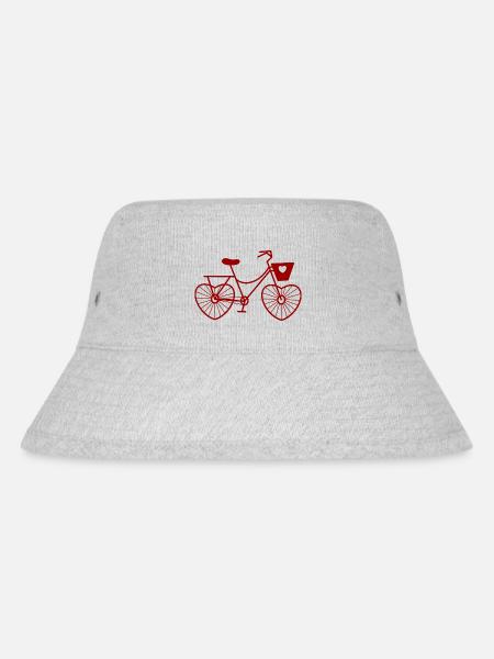 Bike Love / Bike Lover / Saint-Valentin - Bob recyclé Stanley/Stella - gris chiné