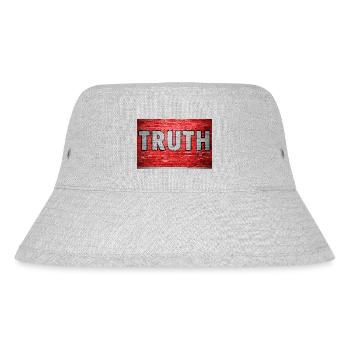 Truth Brick Wall Graffiti - Stanley/Stella Recycled Bucket Hat - heather grey - Front