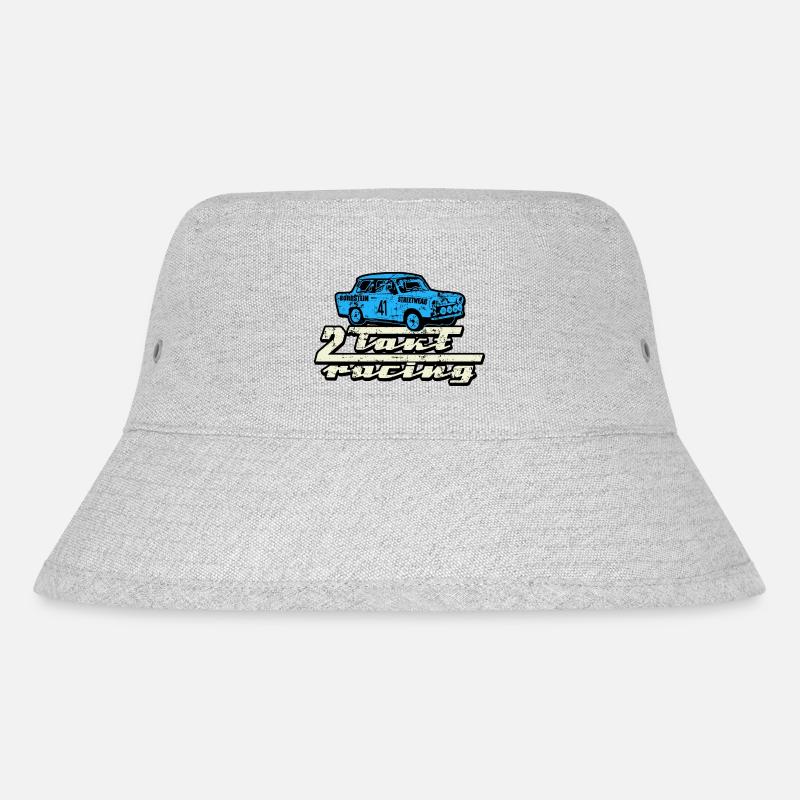 Trabi 2 Takt Racing - Stanley/Stella recycelter Bucket Hat - Grau meliert