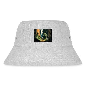 Interstelar in the woods - Stanley/Stella Recycled Bucket Hat - heather grey - Front