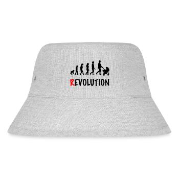 revolution daddy stroller birth - Stanley/Stella Recycled Bucket Hat - heather grey - Front