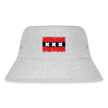 Amsterdam VINTAGE - Stanley/Stella Recycled Bucket Hat - heather grey - Front
