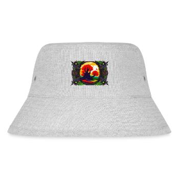 Framed fall - Stanley/Stella Recycled Bucket Hat - heather grey - Front