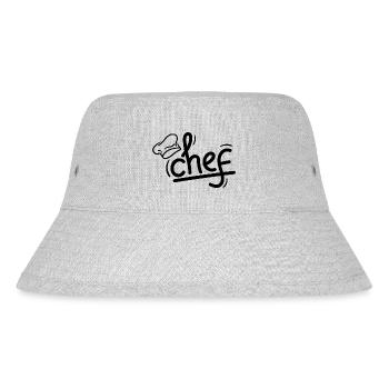 Chef 1 - Stanley/Stella Recycled Bucket Hat - heather grey - Front
