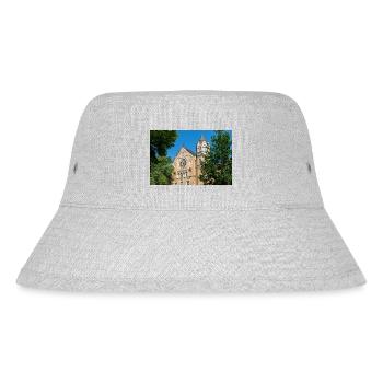 historisches Gebäude Ratsgymnasium - Stanley/Stella recycelter Bucket Hat - Grau meliert - Vorne
