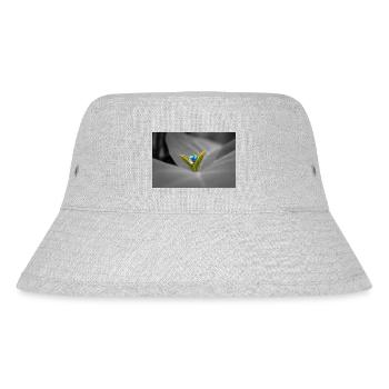Der Marmor auf der Pflanze - Stanley/Stella recycelter Bucket Hat - Grau meliert - Vorne