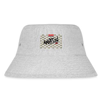 Angler-Geschenke für Karpfenfischer - Stanley/Stella recycelter Bucket Hat - Grau meliert - Vorne