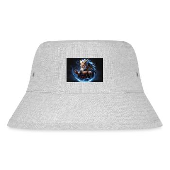 Inmitten einer düsteren und mysteriösen Atmosphäre - Stanley/Stella recycelter Bucket Hat - Grau meliert - Vorne