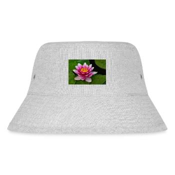 Water lily - Stanley/Stella Recycled Bucket Hat - heather grey - Front