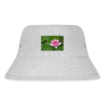 Water lily - Stanley/Stella Recycled Bucket Hat - heather grey - Front