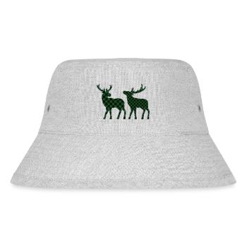 Hirsch - Stanley/Stella recycelter Bucket Hat - Grau meliert - Vorne