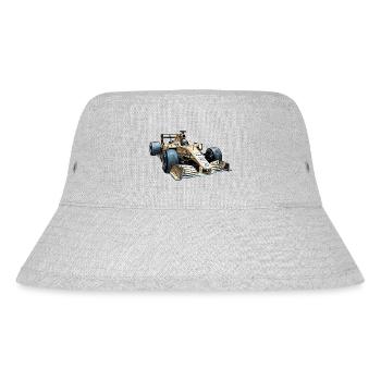 Race cars are extremely aerodynamic - Stanley/Stella Recycled Bucket Hat - heather grey - Front