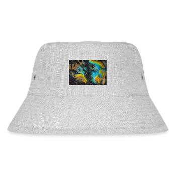 Galaxy Nebula NGC 5189 Galaxie Nebel Nerd Astro - Stanley/Stella recycelter Bucket Hat - Grau meliert - Vorne