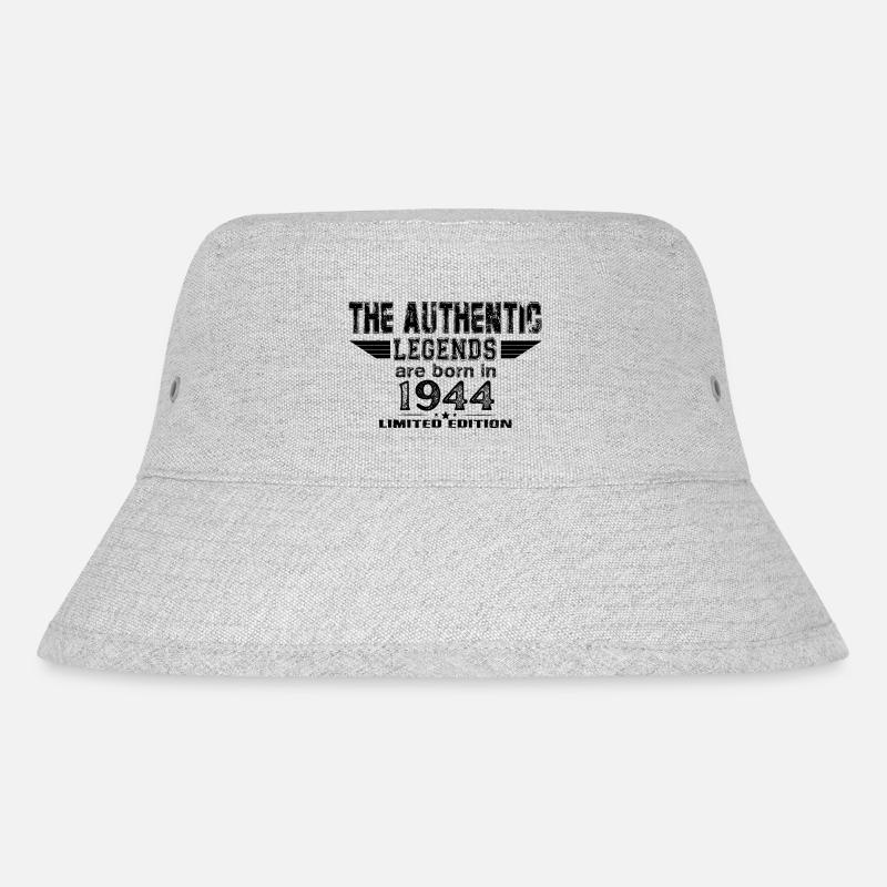 Legenden werden in Vintage geboren - Stanley/Stella recycelter Bucket Hat - Grau meliert