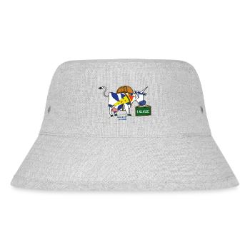 BAVARIAN UNICORN - Schule - Stanley/Stella recycelter Bucket Hat - Grau meliert - Vorne